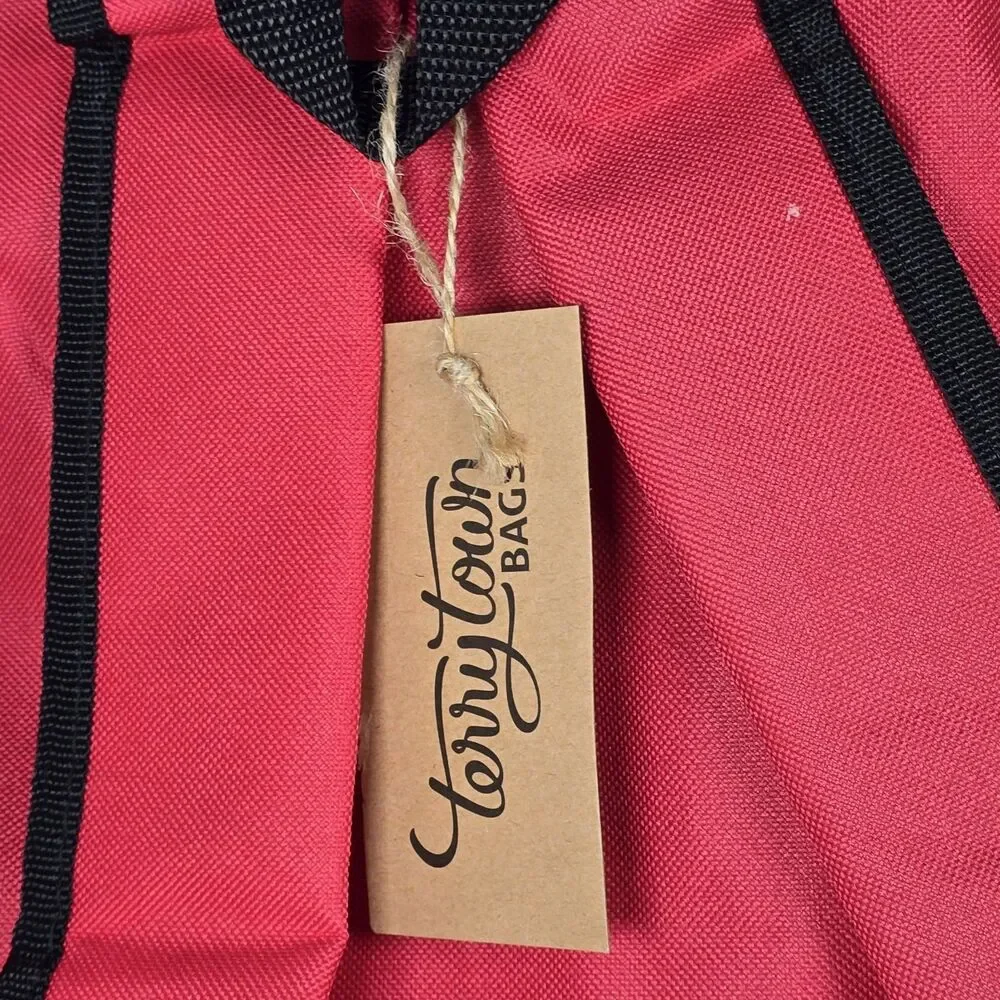 Unique Red Terry Town Cook Out Branded Merch Backpack NWT